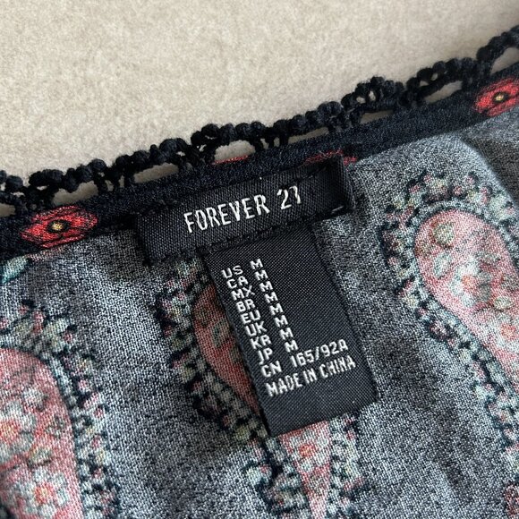 Forever 21 Paisley Floral Swing Dress ASO Clary Fray - Picture 5 of 9